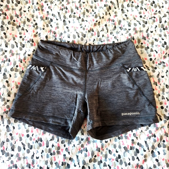 Patagonia Pants - { Patagonia } Grey Running Shorts